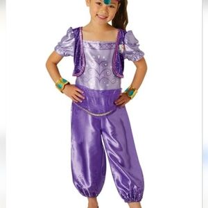 Rubie's Purple and Gold Shimmer Costume Dress - Size M 8-10 NWT